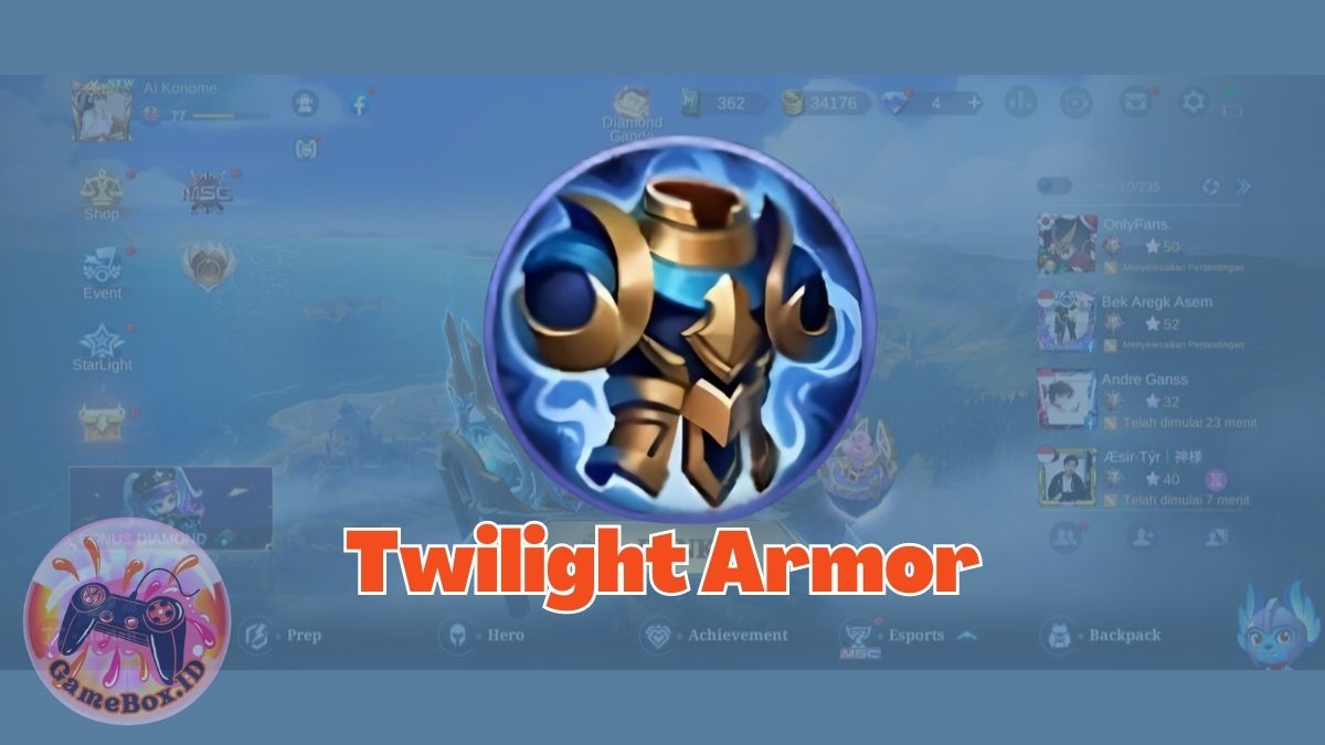 Item Counter Brody Mobile Legends Twilight Armor